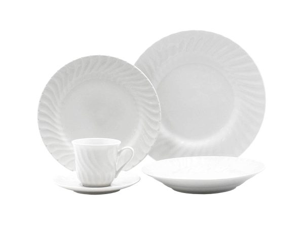 Imperial White 20-Piece Dinnerware Set