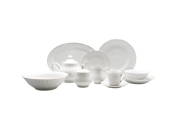 Imperial Gold 45-Piece Dinnerware Set