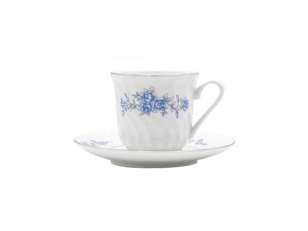 Royal Rose Set of 12 Cup & Saucer Set