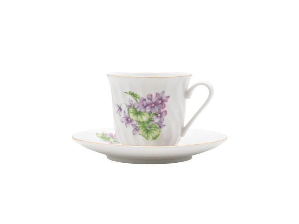 Marguerite Set of 12 Cup & Saucer Set