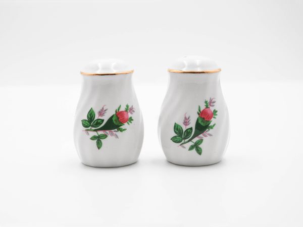 Vintage Rose Set of 2 Salt & Pepper Set